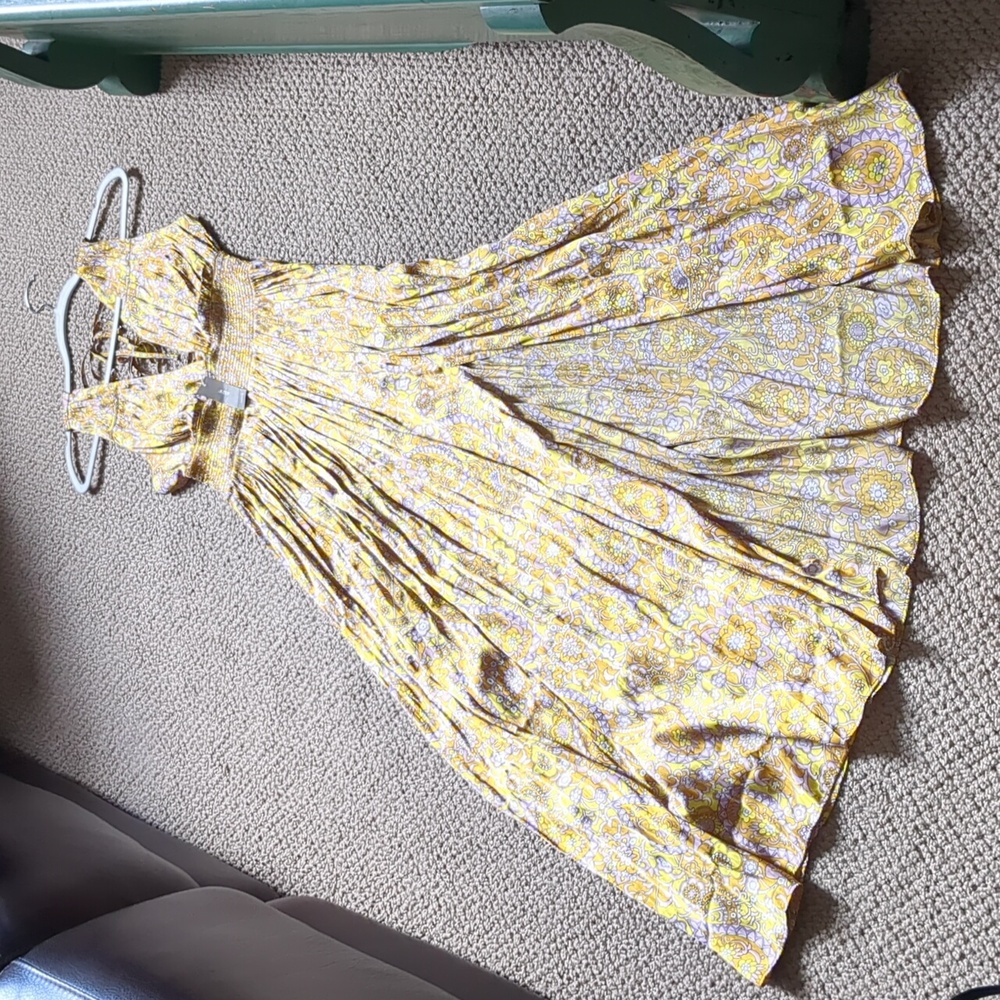 J. Crew Yellow Floral Maxi Dress - Picture 16 of 16